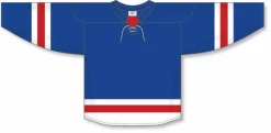Athletic (AK) Knit Athletic Knit (AK) H550BY-NYR534B Youth 2017 New York Rangers Royal Blue Hockey Jersey
