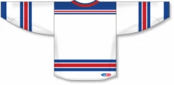 Athletic (AK) Knit Athletic Knit (AK) H550BY-NYR535B Youth 2017 New York Rangers White Hockey Jersey