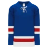 Athletic (AK) Knit Athletic Knit (AK) H550BKA-NYR812BK Pro Series - Adult Knitted New York Rangers Classic Royal Blue Hockey Jersey