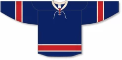 Athletic (AK) Knit Athletic Knit (AK) H550BY-NYR868B New Youth New York Rangers Heritage Classic Navy Hockey Jersey