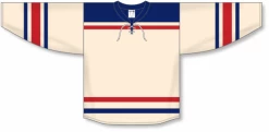 Athletic (AK) Knit Athletic Knit (AK) H550BY-NYR869B New Youth New York Rangers Winter Classic Sand Hockey Jersey