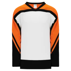 Athletic (AK) Knit Athletic Knit (AK) H550BKA-PHI325BK Pro Series - Adult Knitted Philadelphia Flyers White Hockey Jersey