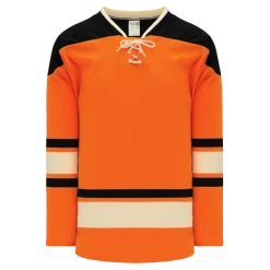 Athletic (AK) Knit Athletic Knit (AK) H550BKA-PHI526BK Pro Series - Adult Knitted 2012 Philadelphia Flyers Winter Classic Orange Hockey Jersey