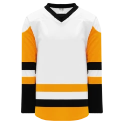 Athletic (AK) Knit Athletic Knit (AK) H550BKY-PIT817BK Pro Series - Youth Knitted 2016 Pittsburgh Penguins White Hockey Jersey