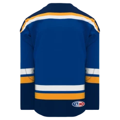 Athletic (AK) Knit Athletic Knit (AK) H550BKA-STL448BK Pro Series - Adult Knitted 2014 St. Louis Blues Royal Blue Hockey Jersey