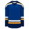 Athletic (AK) Knit Athletic Knit (AK) H550BKA-STL448BK Pro Series - Adult Knitted 2014 St. Louis Blues Royal Blue Hockey Jersey