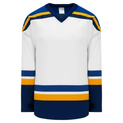 Athletic (AK) Knit Athletic Knit (AK) H550BKY-STL449BK Pro Series - Youth Knitted 2014 St. Louis Blues White Hockey Jersey