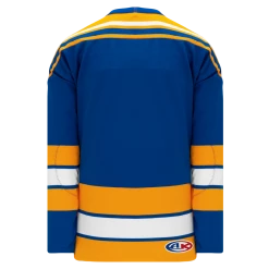 Athletic (AK) Knit Athletic Knit (AK) H550BKA-STL848BK Pro Series - Adult Knitted Classic St. Louis Blues Royal Blue Hockey Jersey