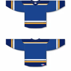 Athletic (AK) Knit Athletic Knit (AK) H550BY-STL857B Youth 2017 St. Louis Blues Royal Blue Hockey Jersey