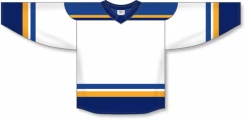 Athletic (AK) Knit Athletic Knit (AK) H550BA-STL858B Adult 2017 St. Louis Blues White Hockey Jersey