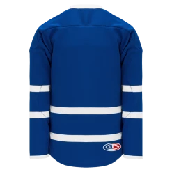 Athletic (AK) Knit Athletic Knit (AK) H550BKY-TOR509BK Pro Series - Youth Knitted 2011 Toronto Maple Leafs Royal Blue Hockey Jersey