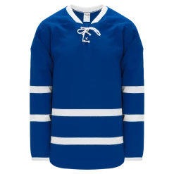 Athletic (AK) Knit Athletic Knit (AK) H550BKY-TOR509BK Pro Series - Youth Knitted 2011 Toronto Maple Leafs Royal Blue Hockey Jersey
