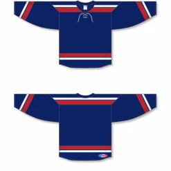 Athletic (AK) Knit Athletic Knit (AK) H550BA-USA861B New Adult 2005 Team USA Navy Hockey Jersey