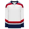 Athletic (AK) Knit Athletic Knit (AK) H550BKY-USA981BK Pro Series - Youth Knitted 2005 Team USA White Hockey Jersey