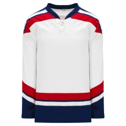 Athletic (AK) Knit Athletic Knit (AK) H550BKY-USA981BK Pro Series - Youth Knitted 2005 Team USA White Hockey Jersey