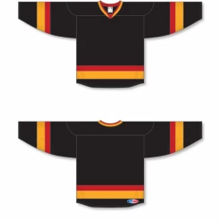 Athletic (AK) Knit Athletic Knit (AK) H550BA-VAN295B Adult 2018 Vancouver Canucks Third Black Hockey Jersey