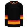 Athletic (AK) Knit Athletic Knit (AK) H550BKY-VAN349BK Pro Series - Youth Knitted Vancouver Canucks Black Hockey Jersey