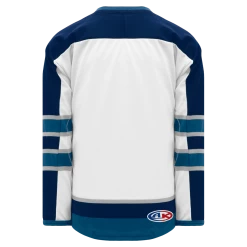 Athletic (AK) Knit Athletic Knit (AK) H550BKA-WIN596BK Pro Series - Adult Knitted 2011 Winnipeg Jets White Hockey Jersey