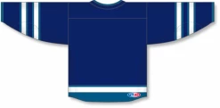 Athletic (AK) Knit Athletic Knit (AK) H550BA-WIN724B Adult 2017 Winnipeg Jets Navy Hockey Jersey