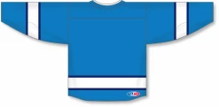 Athletic (AK) Knit Athletic Knit (AK) H550BY-WIN776B Youth 2018 Winnipeg Jets Third Pro Blue Hockey Jersey