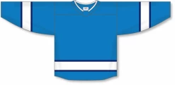 Athletic (AK) Knit Athletic Knit (AK) H550BY-WIN776B Youth 2018 Winnipeg Jets Third Pro Blue Hockey Jersey