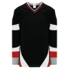 Athletic (AK) Knit Athletic Knit (AK) H550CKA-BUF610CK Adult Pro Series - Knitted Buffalo Sabres Black Hockey Jersey