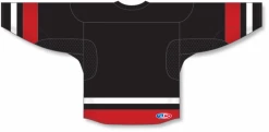 Athletic (AK) Knit Athletic Knit (AK) H550CA-CAN680C Adult 2002 Team Canada Black Hockey Jersey