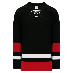 Athletic (AK) Knit Athletic Knit (AK) H550CKA-CAN742CK Adult Pro Series - Knitted Team Canada Black Hockey Jersey