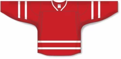 Athletic (AK) Knit Athletic Knit (AK) H550CY-CAN875C New Youth 2010 Team Canada Red Hockey Jersey