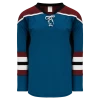 Athletic (AK) Knit Athletic Knit (AK) H550CKA-COL645CK Adult Pro Series - Knitted Colorado Avalanche Third Capital Blue Hockey Jersey