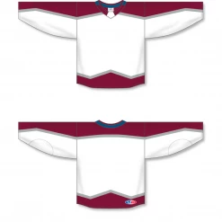 Athletic (AK) Knit Athletic Knit (AK) H550CY-COL785C 2017 Youth Colorado Avalanche White Hockey Jersey