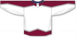 Athletic (AK) Knit Athletic Knit (AK) H550CY-COL785C 2017 Youth Colorado Avalanche White Hockey Jersey