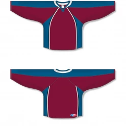 Athletic (AK) Knit Athletic Knit (AK) H550CA-COL804C 2011 Adult Colorado Avalanche Cardinal Red Hockey Jersey