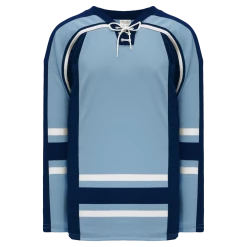 Athletic (AK) Knit Athletic Knit (AK) H550CKY-MAI354CK Youth Pro Series - Knitted New University Of Maine Black Bears Third Powder Blue Hockey Jersey