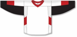 Athletic (AK) Knit Athletic Knit (AK) H550CY-OTT393C Youth 2017 Ottawa Senators White Hockey Jersey
