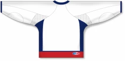 Athletic (AK) Knit Athletic Knit (AK) H550DY-WAS807D 2008 Youth Washington Capitals White Hockey Jersey