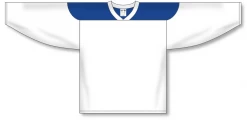 Athletic (AK) Knit Athletic Knit (AK) H6100A-207 Adult White/Royal Blue League Hockey Jersey