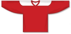 Athletic (AK) Knit Athletic Knit (AK) H6100Y-208 Youth Red/White League Hockey Jersey