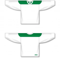 Athletic (AK) Knit Athletic Knit (AK) H6100Y-211 Youth White/Kelly Green League Hockey Jersey