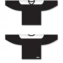 Athletic (AK) Knit Athletic Knit (AK) H6100Y-221 Youth Black/White League Hockey Jersey