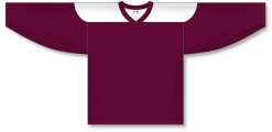 Athletic (AK) Knit Athletic Knit (AK) H6100Y-233 Youth Maroon/White League Hockey Jersey