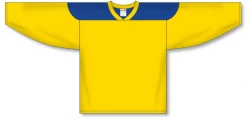 Athletic (AK) Knit Athletic Knit (AK) H6100Y-257 Youth Maize/Royal Blue League Hockey Jersey