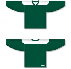 Athletic (AK) Knit Athletic Knit (AK) H6100Y-260 Youth Dark Green/White League Hockey Jersey