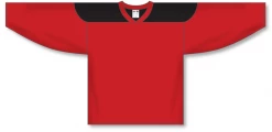 Athletic (AK) Knit Athletic Knit (AK) H6100Y-264 Youth Red/Black League Hockey Jersey