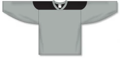 Athletic (AK) Knit Athletic Knit (AK) H6100Y-822 Youth Grey/Black League Hockey Jersey