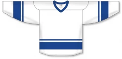 Athletic (AK) Knit Athletic Knit (AK) H6400A-207 Adult White/Royal Blue League Hockey Jersey