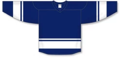 Athletic (AK) Knit Athletic Knit (AK) H6400A-216 Adult Navy/White League Hockey Jersey