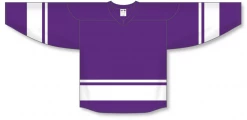 Athletic (AK) Knit Athletic Knit (AK) H6400A-220 Adult Purple/White League Hockey Jersey