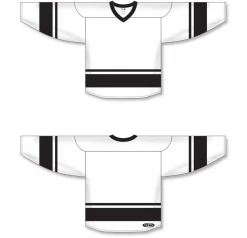 Athletic (AK) Knit Athletic Knit (AK) H6400Y-222 Youth White/Black League Hockey Jersey