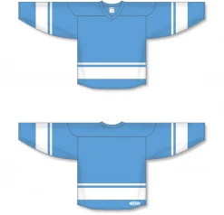 Athletic (AK) Knit Athletic Knit (AK) H6400A-227 Adult Sky Blue/White League Hockey Jersey